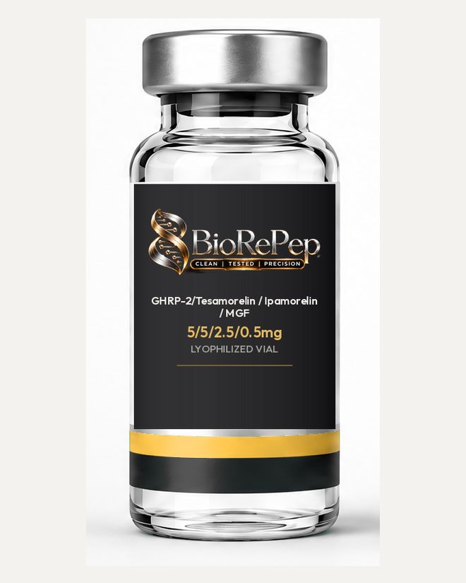GHRP-2/Tesamorelin / Ipamorelin / MGF Lyophilized Vials