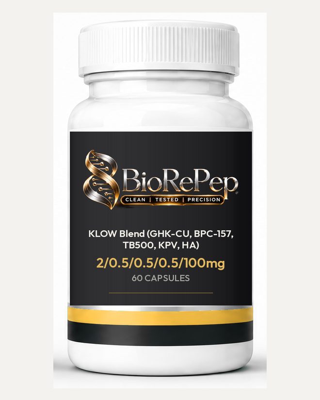 KLOW Blend (GHK-CU, BPC-157, TB500, KPV, HA) Capsules